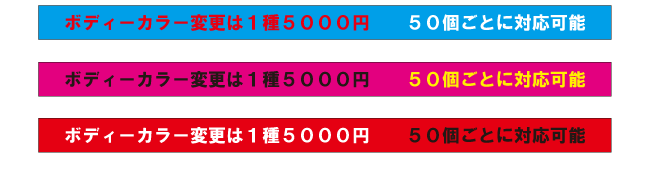 ボディカラー変更オプション