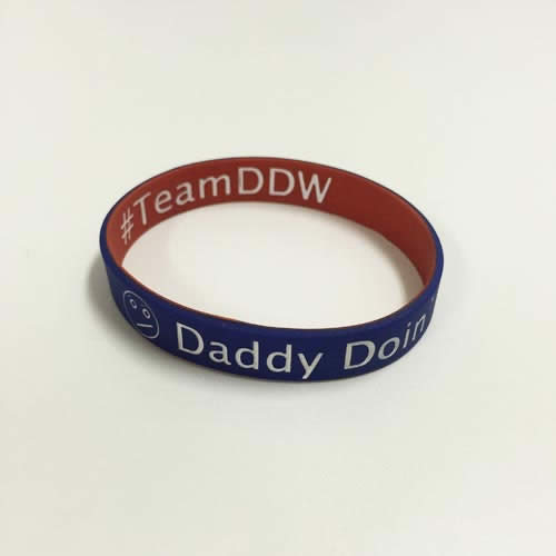 オリジナルシリコンバンドが激安!オリジナルシリコンバンド.com リバーシブルシルク印刷シリコンバンド