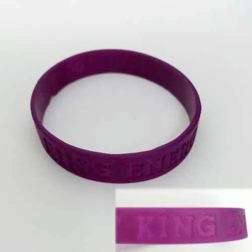 オリジナルシリコンバンドが激安!オリジナルシリコンバンド.com 凹凸(エンボス)色なしオリジナルシリコンバンド