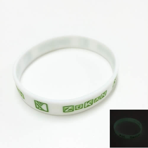 オリジナルシリコンバンドが激安!オリジナルシリコンバンド.com 蓄光凹凸色入れオリジナルシリコンバンド