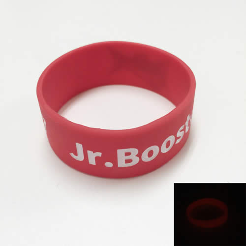 オリジナルシリコンバンドが激安!オリジナルシリコンバンド.com 25mm蓄光凹凸色入れオリジナルシリコンバンド